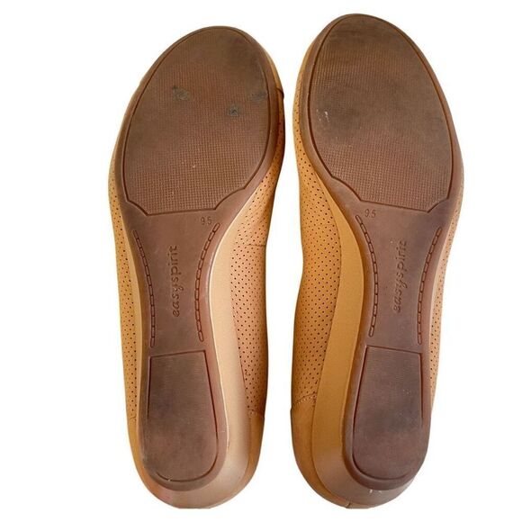 EASY SPIRIT Dalee Wedge Pumps in Breathable Natural Tan, Size 9.5 - Picture 8 of 9